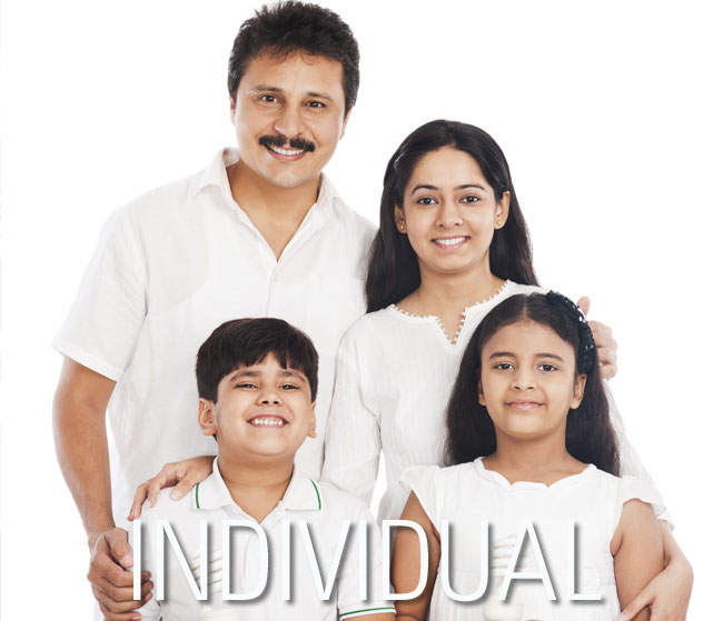 Individual Insurance Packages in India - Health, Home, Motor, Personal Accident, Overseas Travel Insurance
